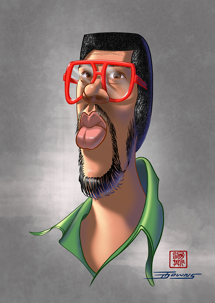 Digital Caricature painting.